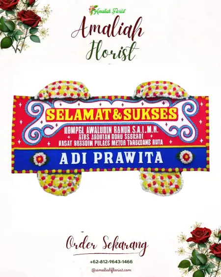 Papan Bunga Ucapan Selamat Deah Baro
